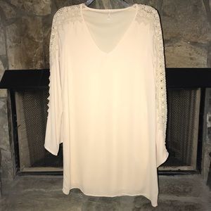 Perfect cream cotton field or spring dress